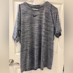 Nike Pro Men's Blue T Shirt‎